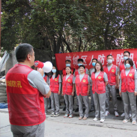 鍛造優(yōu)良作風(fēng) 鄭州市管城區(qū)人防辦開展防汛搶險演練