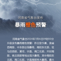 河南發(fā)布暴雨橙色預(yù)警